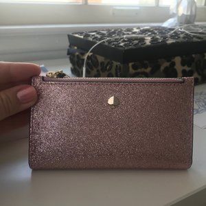 Kate Spade Wallet - Pink Glitter